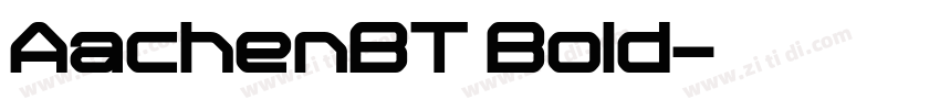 AachenBT Bold字体转换